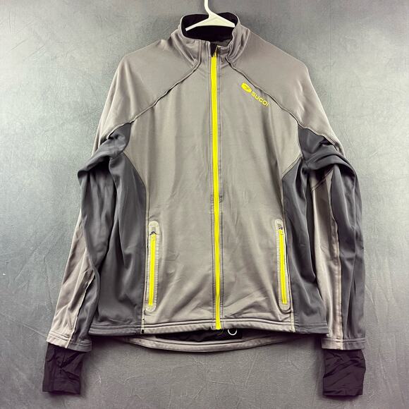Sugoi Men's Medium Firewall 180 Jacket Performance Full Zip Cycling Reflective - Picture 1 of 10
